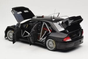 Mitsubishi Lancer Evolution WRC Plain Body Schwarz AUTOart 1:18 80528 Druckguss — Bild 5 von 8