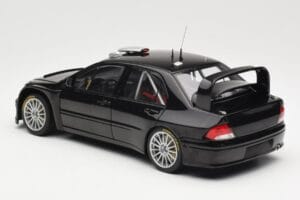 Mitsubishi Lancer Evolution WRC Plain Body Schwarz AUTOart 1:18 80528 Druckguss — Bild 7 von 8