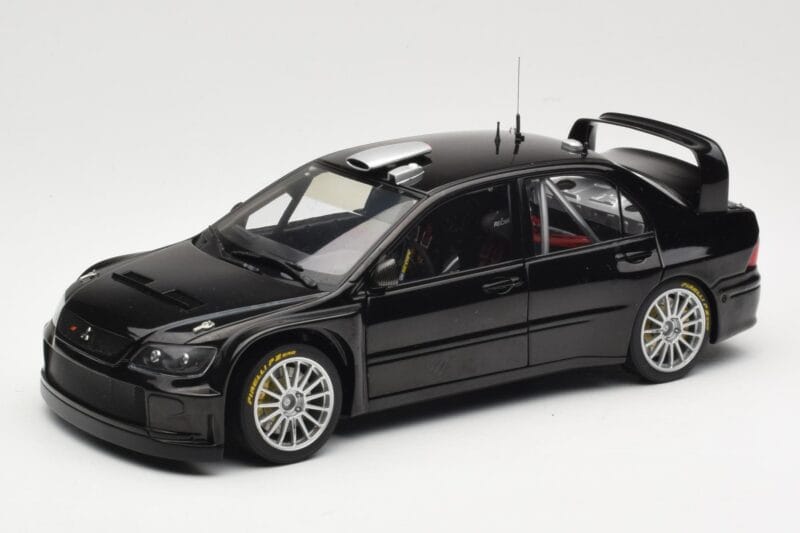 Mitsubishi Lancer Evolution WRC Plain Body Schwarz AUTOart 1:18 80528 Druckguss