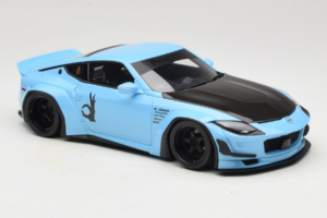 Nissan Fairlady Z RZ34 Pandem China Blue Black GT Spirit 1:18 GT943 Resin — Bild 4 von 6