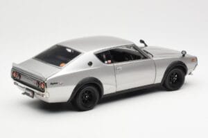 Nissan Skyline 2000 GT-R KPGC110 Silber Kyosho 1:18 08255S Druckguss — Bild 3 von 8