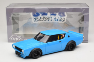 Nissan Skyline 2000 GT-R KPGC110 LB Works Blau Otto 1:18 OT1210 Resin — Bild 2 von 6