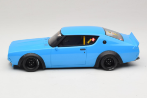 Nissan Skyline 2000 GT-R KPGC110 LB Works Blau Otto 1:18 OT1210 Resin — Bild 3 von 6