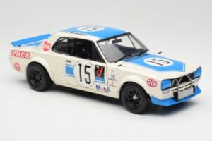 Nissan Skyline 2000GT-R KPGC10 #15 K. Takahashi Nissan Works JTCC 1972 Kyosho 1:18 08122B Druckguss — Bild 6 von 8