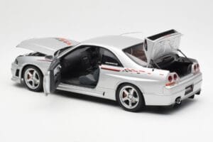 Nissan Skyline GT-R R33 R-Tune Silber AUTOart 1:18 77326 Druckguss — Bild 5 von 8