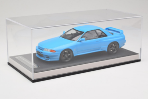 Nissan Skyline GT-R R32 Customized Version Blau MotorHelix 1:18 MH029CB Resin — Bild 6 von 7