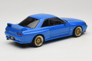 Nissan Skyline GT-R R32 V-Spec II Tuned Blau AUTOart 1:18 77415 Druckguss — Bild 3 von 8