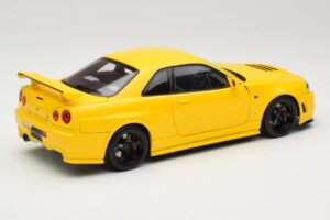 Nissan Skyline GT-R R34 Customized Version Gelb MotorHelix 1:18 M83412 Druckguss — Bild 3 von 8