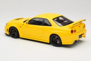 Nissan Skyline GT-R R34 Customized Version Gelb MotorHelix 1:18 M83412 Druckguss — Bild 7 von 8
