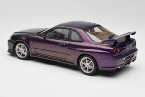 Nissan Skyline GT-R R34 V-Spec Midnight Lila AUTOart 1:18 77305 Druckguss — Bild 7 von 8