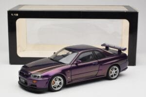 Nissan Skyline GT-R R34 V-Spec Midnight Lila AUTOart 1:18 77305 Druckguss — Bild 8 von 8