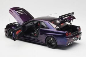 Nissan Skyline GT-R R34 NISMO Z-Tune Midnight Lila III AUTOart 1:18 77464 Komposit — Bild 5 von 8