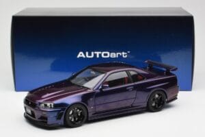 Nissan Skyline GT-R R34 NISMO Z-Tune Midnight Lila III AUTOart 1:18 77464 Komposit — Bild 8 von 8