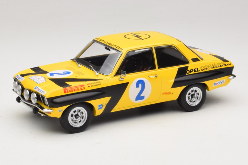 Opel Ascona A #2 W. Rohrl / C. Geistdorfer Rally Acropolis 1975 MCG 1:18 MCG18344R Druckguss