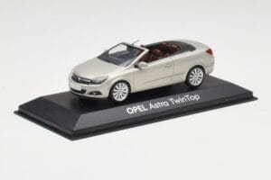 Opel Astra H Twin Top Silber Minichamps 1:43 403045633 Druckguss — Bild 2 von 4