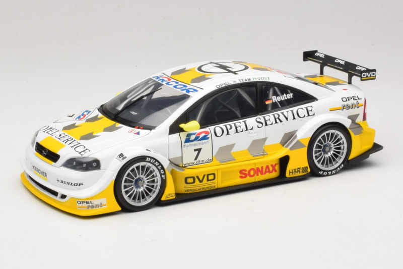 Opel Astra V8 Coupe #7 M. Reuter DTM 2000 Action 1:18 AC8004807 Druckguss