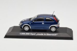 Opel Corsa C 1.5M Made in Eisenach Minichamps 1:43 OPEL003 Druckguss