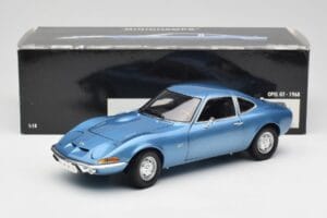 Opel GT Blau Minichamps 1:18 180049020 Druckguss — Bild 8 von 8