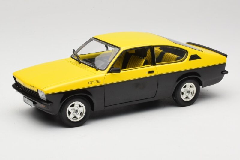 Opel Kadett C GT/E Gelb & Schwarz Minichamps 1:18 180045521 Druckguss