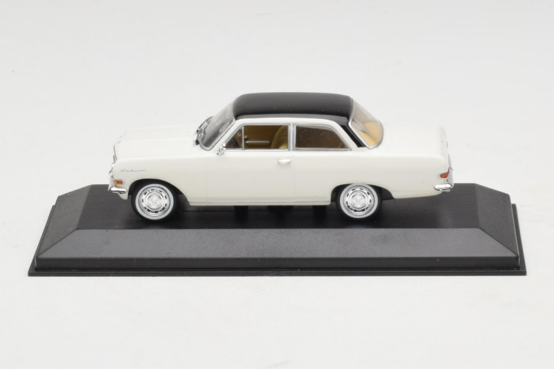 Opel Rekord A Weiß Schwarzes Dach Minichamps 1:43 430041002 Druckguss