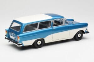 Opel Rekord P1 Caravan Blau Metallic Minichamps 1:18 180043210 Druckguss — Bild 3 von 8