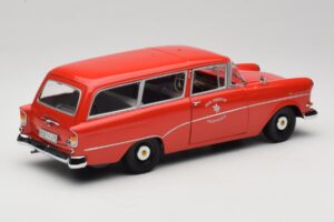 Opel Rekord P1 Caravan Feuerwehr Neuenkirchen Minichamps 1:18 180043291 Druckguss — Bild 3 von 8