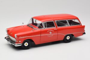 Opel Rekord P1 Caravan Feuerwehr Neuenkirchen Minichamps 1:18 180043291 Druckguss
