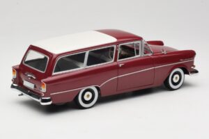 Opel Rekord P1 Caravan Rot Minichamps 1:18 180043211 Druckguss — Bild 3 von 8