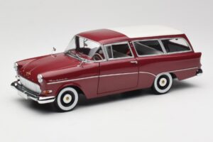Opel Rekord P1 Caravan Rot Minichamps 1:18 180043211 Druckguss