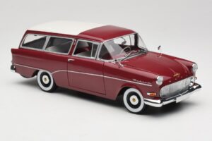 Opel Rekord P1 Caravan Rot Minichamps 1:18 180043211 Druckguss — Bild 6 von 8