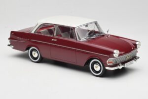 Opel Rekord P2 Dunkelrot & Weiß BoS Models 1:18 BOS415 Resin — Bild 4 von 6
