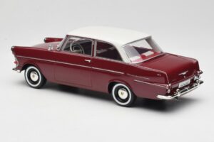 Opel Rekord P2 Dunkelrot & Weiß BoS Models 1:18 BOS415 Resin — Bild 5 von 6