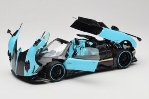 Pagani Zonda Uno Carbon Hellblau Almost Real 1:18 850630001 Druckguss — Bild 2 von 8