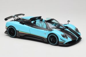 Pagani Zonda Uno Carbon Hellblau Almost Real 1:18 850630001 Druckguss — Bild 6 von 8