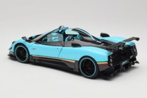 Pagani Zonda Uno Carbon Hellblau Almost Real 1:18 850630001 Druckguss — Bild 7 von 8