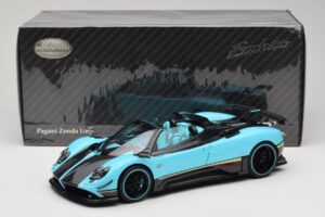 Pagani Zonda Uno Carbon Hellblau Almost Real 1:18 850630001 Druckguss — Bild 8 von 8