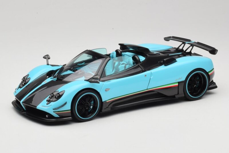 Pagani Zonda Uno Carbon Hellblau Almost Real 1:18 850630001 Druckguss