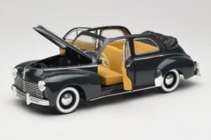 Peugeot 203 Cabriolet Schwarz Solido 1:18 8156 Druckguss — Bild 2 von 8