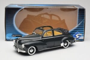 Peugeot 203 Cabriolet Schwarz Solido 1:18 8156 Druckguss — Bild 8 von 8
