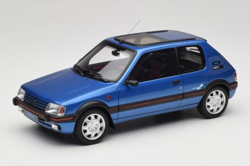 Peugeot 205 1.9 GTI Le Mans Miami Blue Otto 1:18 OT1153 Resin