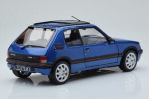 Peugeot 205 GTi 1.9 Mit Glasschiebedach Miami Blau Norev 1:18 184844 Druckguss — Bild 3 von 8