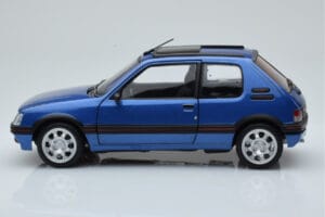 Peugeot 205 GTi 1.9 Mit Glasschiebedach Miami Blau Norev 1:18 184844 Druckguss — Bild 4 von 8