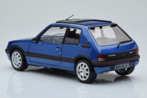 Peugeot 205 GTi 1.9 Mit Glasschiebedach Miami Blau Norev 1:18 184844 Druckguss — Bild 7 von 8