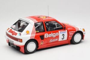 Peugeot 205 T16 #3 B. Darniche / A. Mahe Rally Ypres 1985 IXO 1:18 18RMC135 Druckguss — Bild 2 von 6