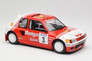 Peugeot 205 T16 #3 B. Darniche / A. Mahe Rally Ypres 1985 IXO 1:18 18RMC135 Druckguss — Bild 4 von 6