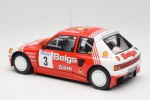 Peugeot 205 T16 #3 B. Darniche / A. Mahe Rally Ypres 1985 IXO 1:18 18RMC135 Druckguss — Bild 5 von 6