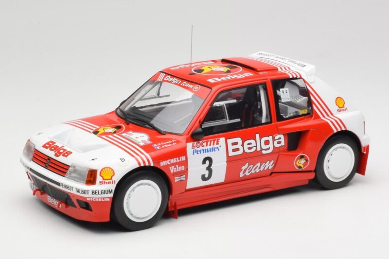 Peugeot 205 T16 #3 B. Darniche / A. Mahe Rally Ypres 1985 IXO 1:18 18RMC135 Druckguss