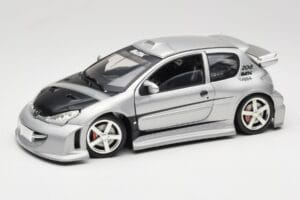 Peugeot 206 MTK Silber Solido 1:18 1817 Druckguss