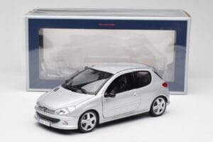 Peugeot 206 RC Aluminium Silber Norev 1:18 184726 Druckguss — Bild 8 von 8