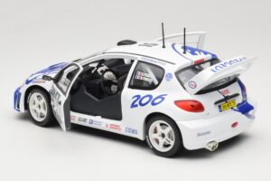 Peugeot 206 WRC #15 G. Panizzi / H. Panizzi WRC 1999 Solido 1:18 9016 Druckguss — Bild 5 von 8